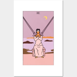 2 of Swords Posters and Art